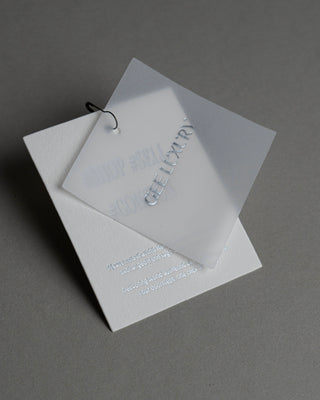 Hangtag Double Layer Transparent