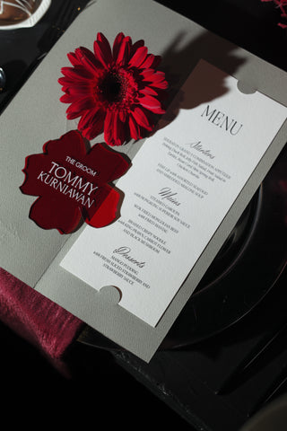 Menu Folder Sommelier