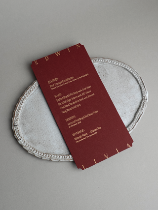 Menu Card